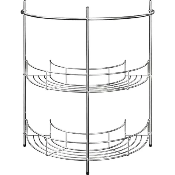 Lavish Home Organizador de fregadero con pedestal