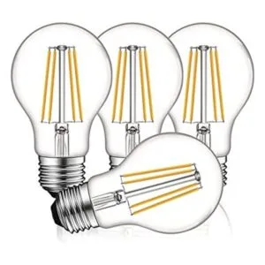 Luxrite Vintage A19 bombillas LED equivalentes a 60 W