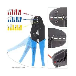 Glarks Alicates profesionales de trinquete autoajustables