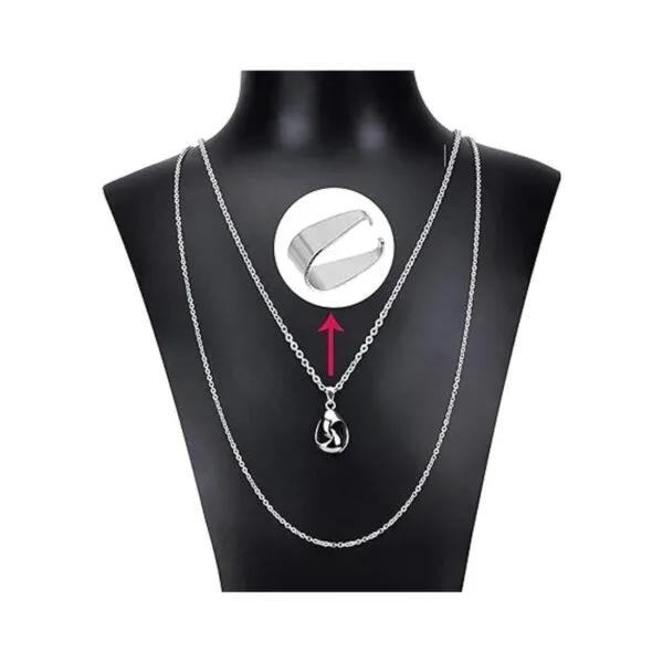 EuTengHao Collar de cadena de joyería de 40 pies con 100