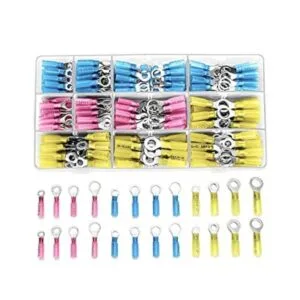 Qibaok Conectores de anillo termorretráctil 300 piezas_1