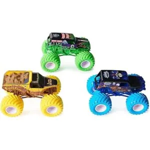 Monster Jam Paquete de 3 vehículos fundidos a escala_4