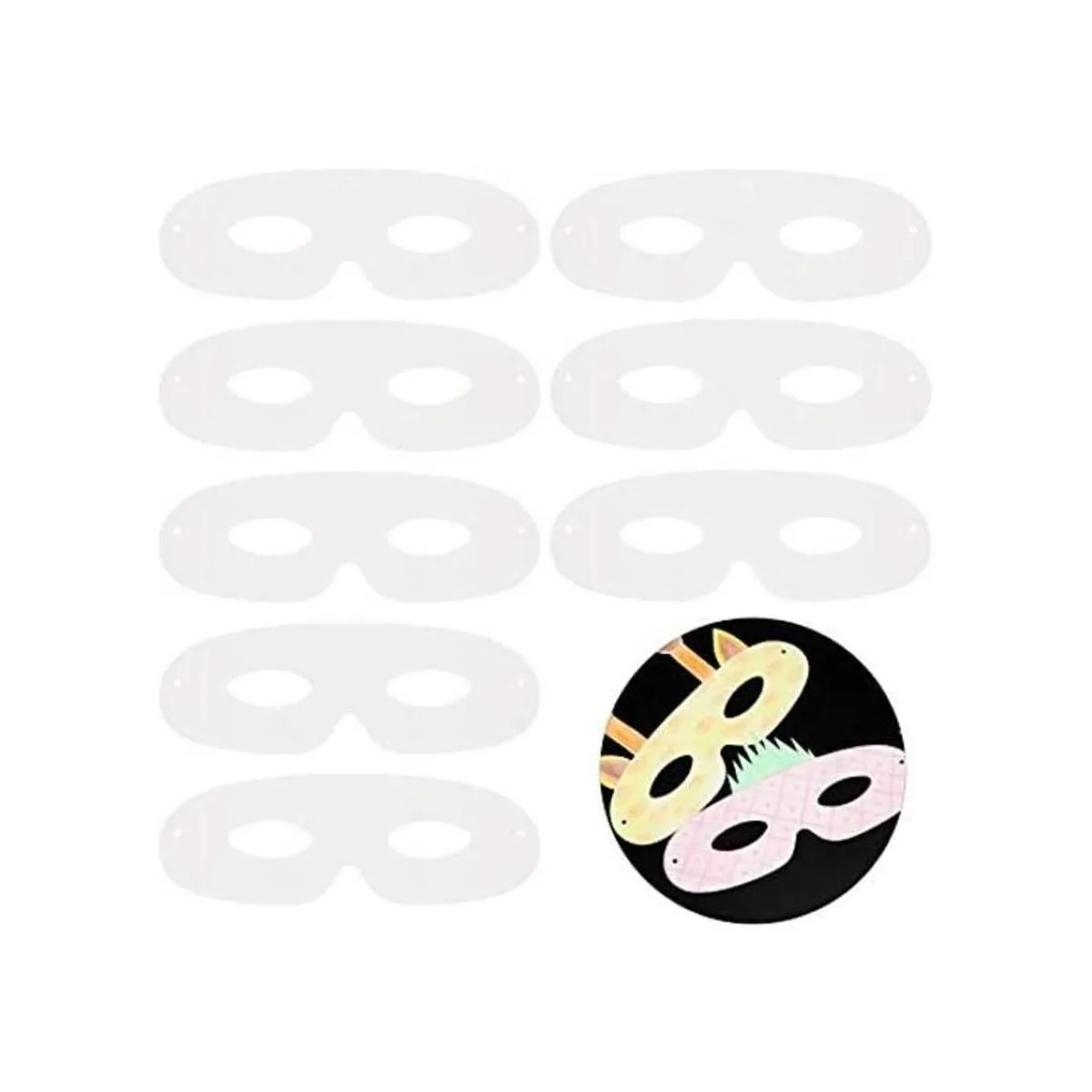 Máscaras de papel troqueladas de Mardi Gras máscara de_1