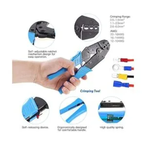 Glarks Alicates profesionales de trinquete autoajustables