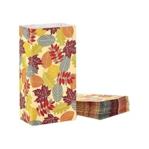 Hallmark Bolsas de regalo de fiesta de hojas de otoño y_3