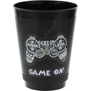 Tazas de fiesta de videojuegos para cumpleaños de niños