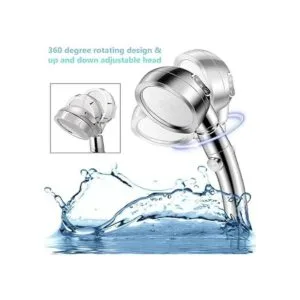 Cabezal de ducha desmontable con manguera de 59 pulgadas