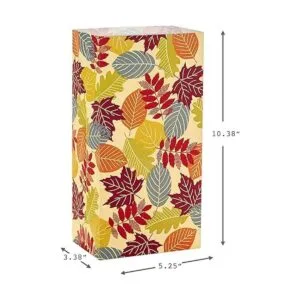 Hallmark Bolsas de regalo de fiesta de hojas de otoño y_4