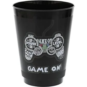 Tazas de fiesta de videojuegos para cumpleaños de niños