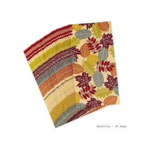 Hallmark Bolsas de regalo de fiesta de hojas de otoño y_6