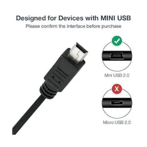 SAITECH IT Paquete de 10 cables USB 2.0 A a Mini de 5_4