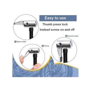 MelphanAuto Adaptador de manguera infladora de aire de 2_3