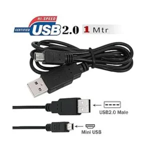 SAITECH IT Paquete de 10 cables USB 2.0 A a Mini de 5_2