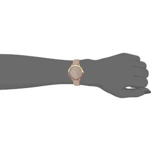 Nine West Reloj de pulsera para mujer BronceadoOro_2