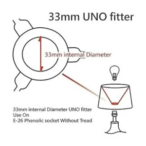 Aspen Creative 58902 Pantalla de lámpara UNO con tapa_5