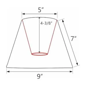 Aspen Creative 58902 Pantalla de lámpara UNO con tapa_4