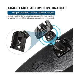 EWAY Monitor de cámara de espejo retrovisor de 4.3_3