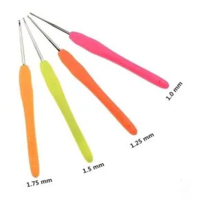 Katech Juego de 4 ganchos de ganchillo 0.039 0.069