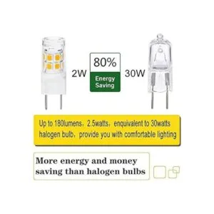 Bombilla de 2 W G8 blanca cálida reemplaza BPXN20 Xenon_5