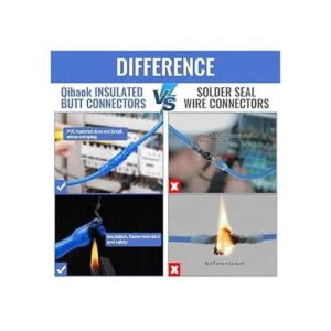 Qibaok Terminales de bala conectores de alambre hembras_3