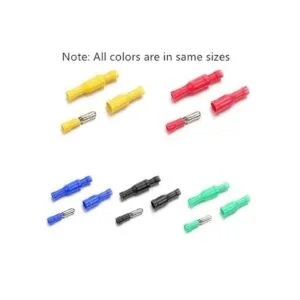 Qibaok Terminales de bala conectores de alambre hembras_2