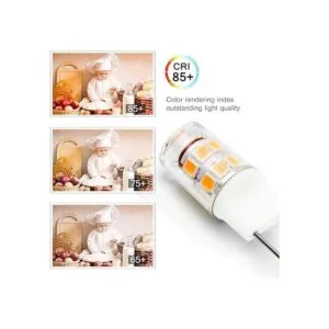 Bombilla de 2 W G8 blanca cálida reemplaza BPXN20 Xenon_4