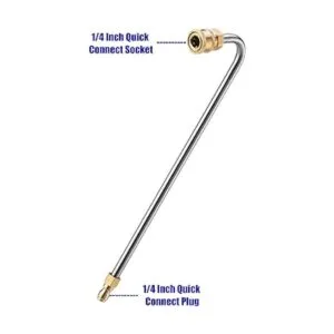 M MINGLE Accesorio limpiador de canalones de lavado a_2