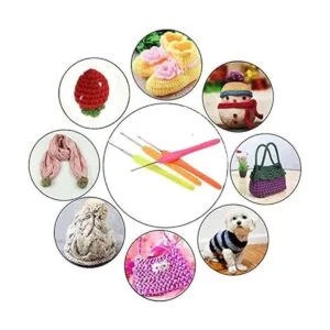 Katech Juego de 4 ganchos de ganchillo 0.039 0.069