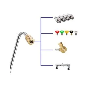 M MINGLE Accesorio limpiador de canalones de lavado a_3