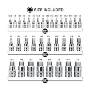 Juego de llaves hexagonales Master Allen juego de llaves