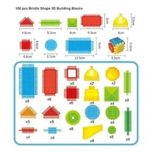 Teytoy Juego de 100 bloques de construcción en forma de_5