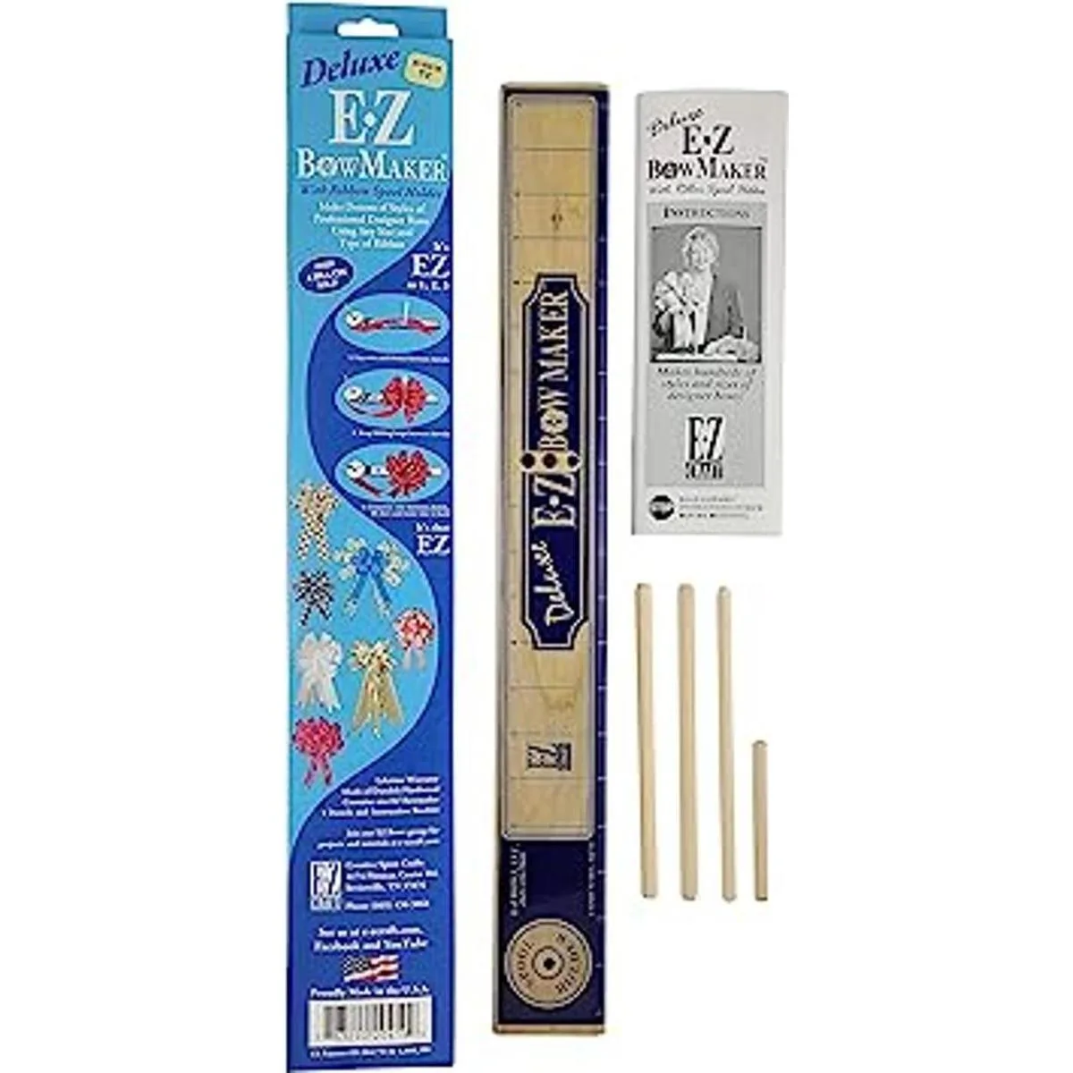 Delux EZ Bowmaker Herramienta para hacer moños Aparato