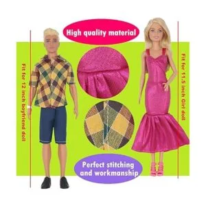 EuTengHao 30 piezas de ropa y accesorios para muñecas de_6