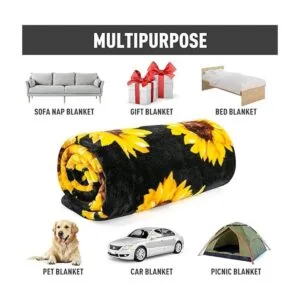 Jekeno Manta de felpa de microfibra de 50 x 60 pulgadas_6