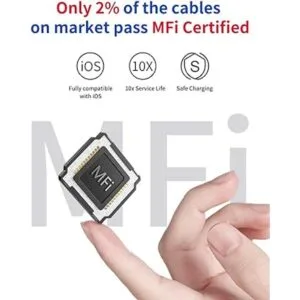 JSAUX MFi cable de carga rápida para iPhone 13 12 11_2