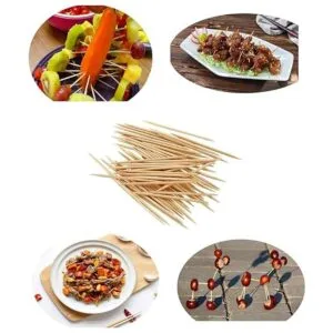 Gmark Palillos de dientes redondos de hotel 800 unidades