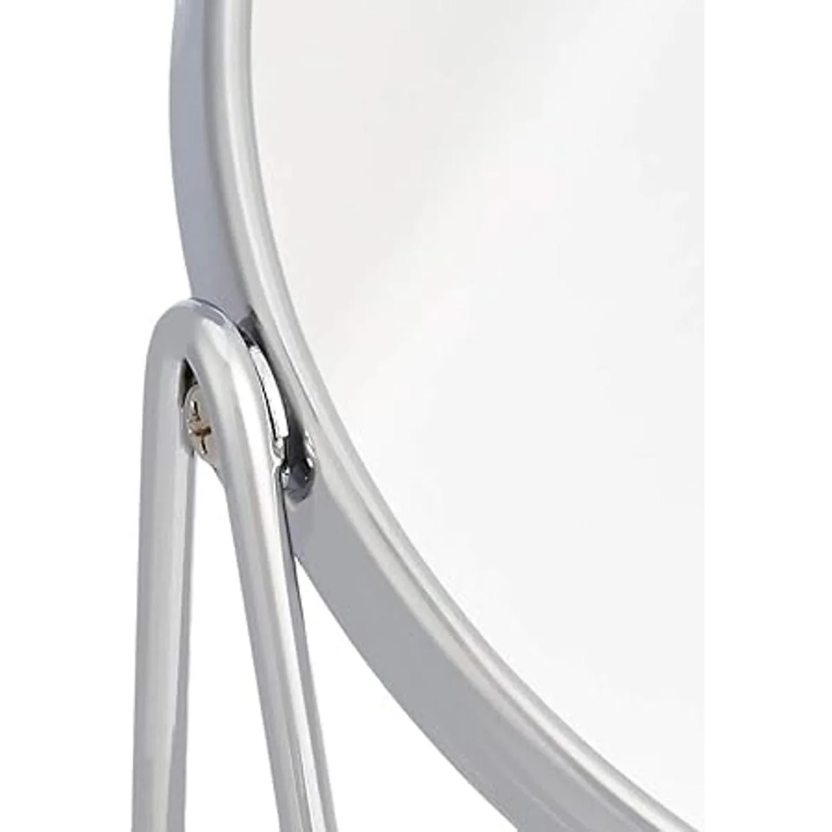 Espejo de tocador con bandeja cuadrada de bambú aumento_4