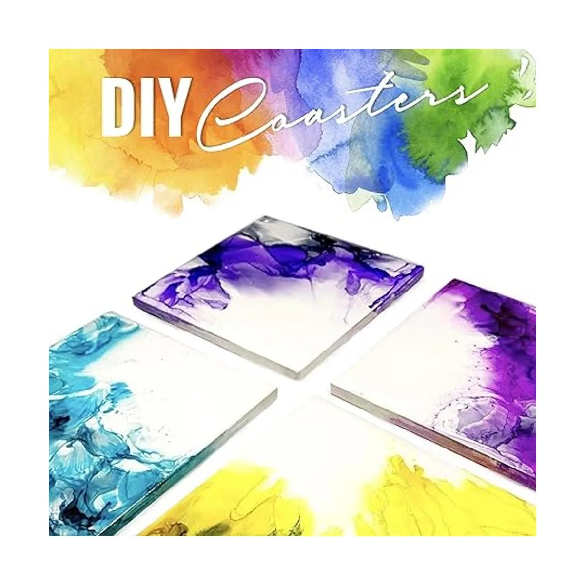 Paquete de 100 azulejos de cerámica para manualidades_3