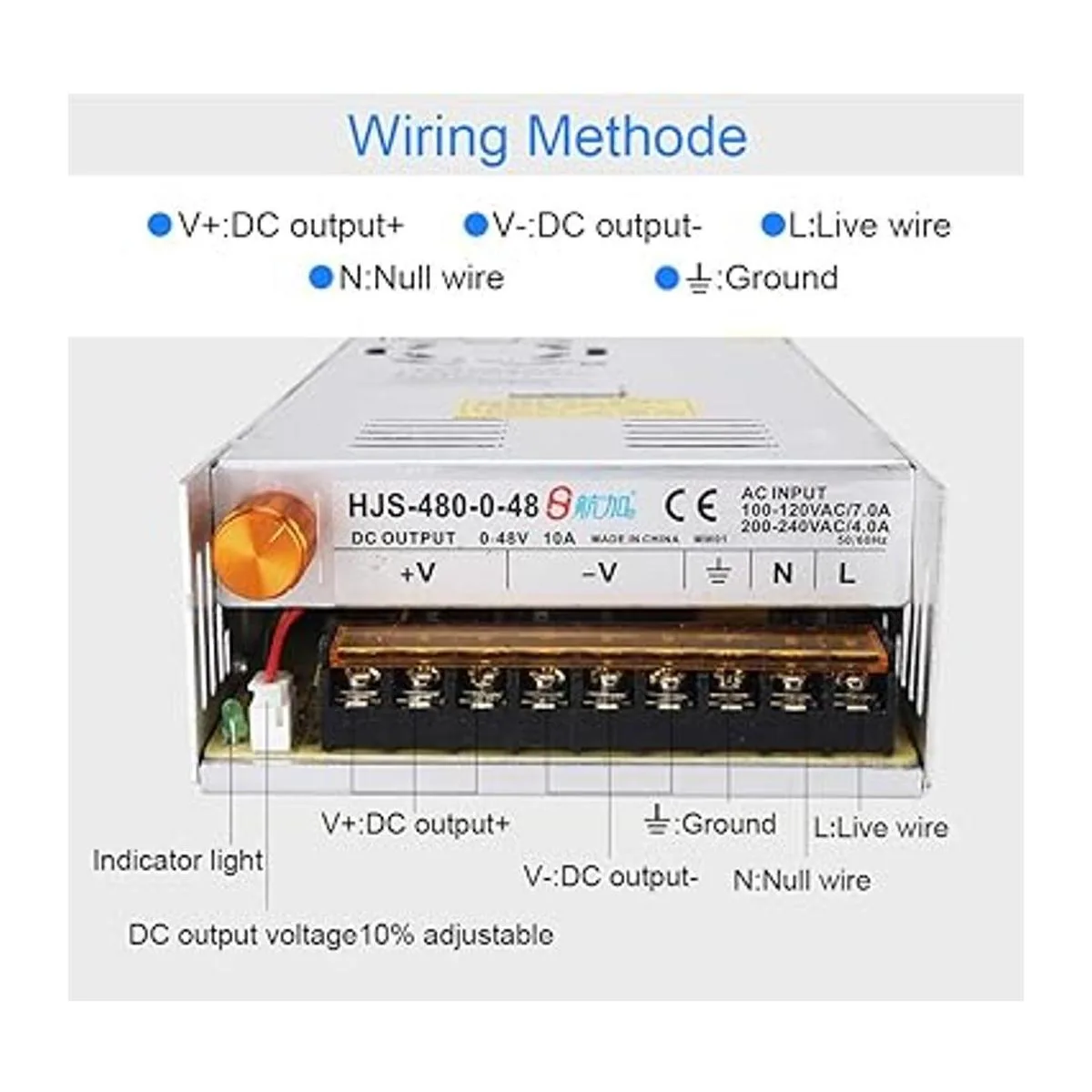 Convertidor de voltaje de corriente continua ajustable CA_4