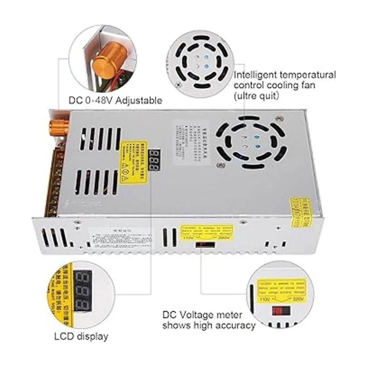 Convertidor de voltaje de corriente continua ajustable CA_3