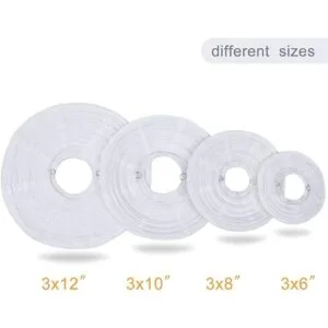 HAUSPROFI Linternas de papel 6 pulgadas 8 pulgadas 10_2