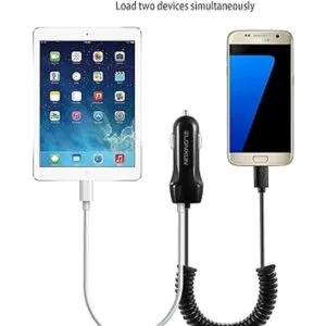 Cargador de coche con cable micro USB para Samsung Galaxy