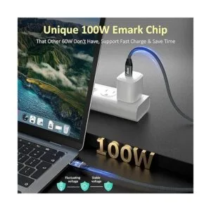 Cable de video USB C a USB C QCEs USB C 3.2 Gen 2 Cable_3