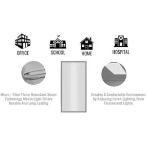 ShadeMAGIC Cubiertas de luz fluorescente para aula u_3