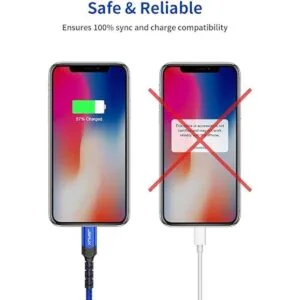 JSAUX MFi cable de carga rápida para iPhone 13 12 11_4