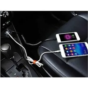 Cargador de coche con cable micro USB para Samsung Galaxy