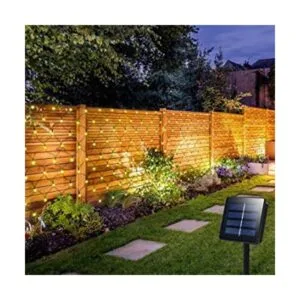 Cadena de luces solares de jardín para exteriores color