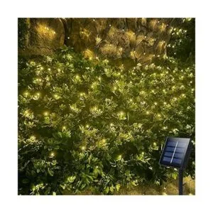 Cadena de luces solares de jardín para exteriores color