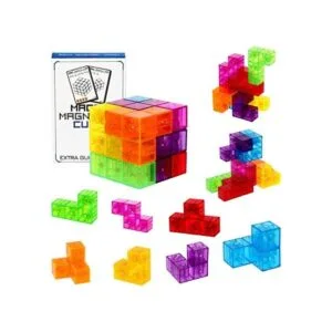 DASDAX Bloques de construcción magnéticos 3D mágicos_1