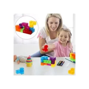 DASDAX Bloques de construcción magnéticos 3D mágicos_2